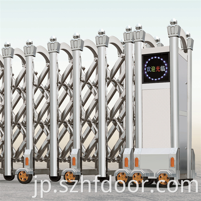 Fully automatic telescopic door